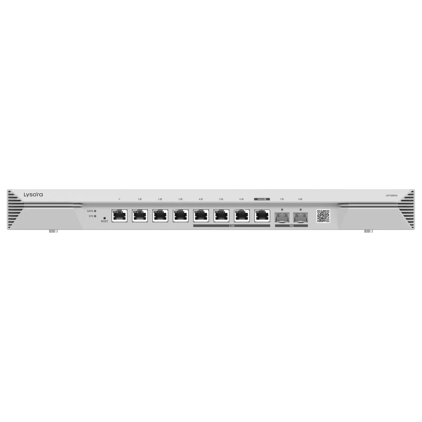 Lysora LR1500XS High-Performance Cloud Managed Router, front view 1