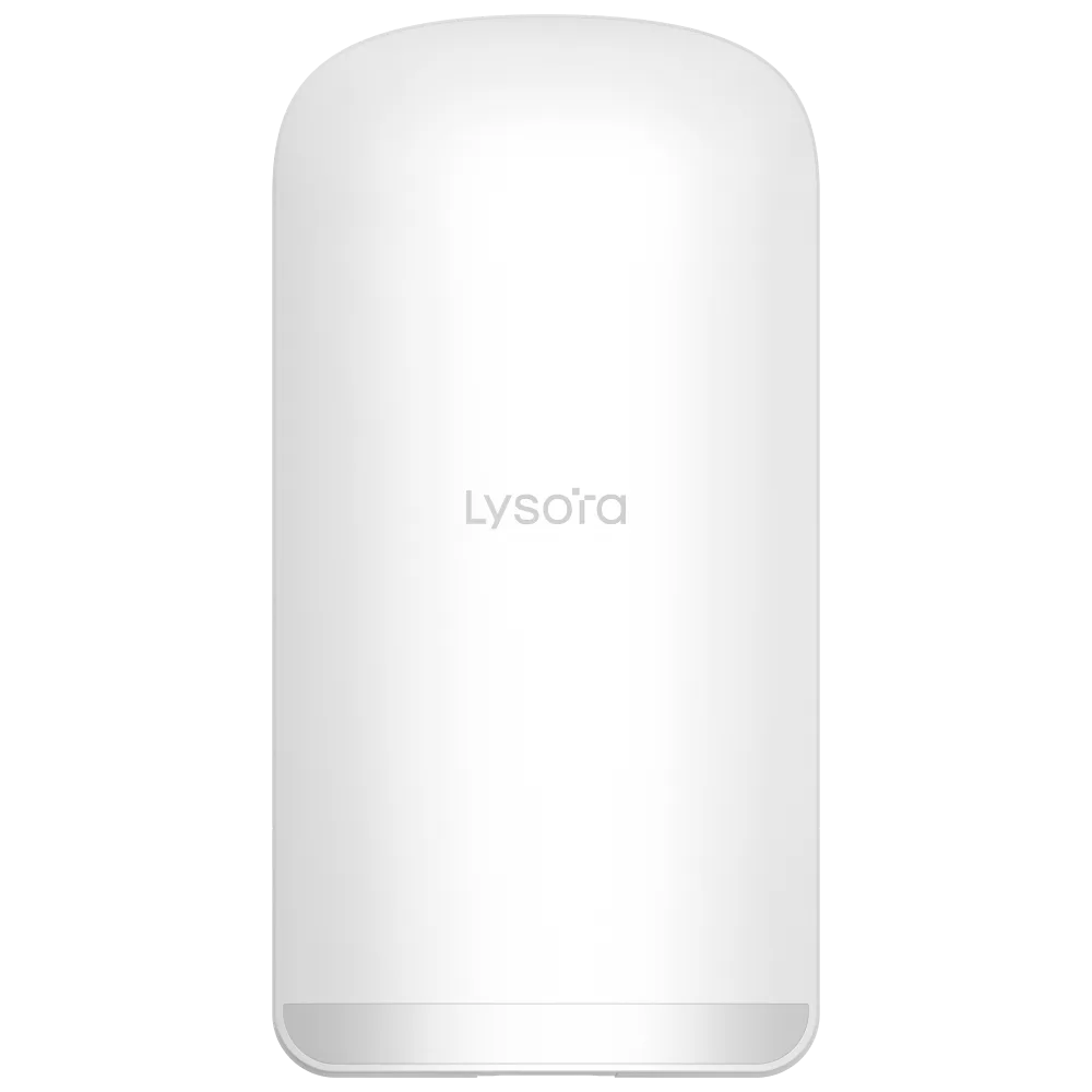 Lysora CPE3-P 5 GHz CPE with 13 dBi Antenna, front view